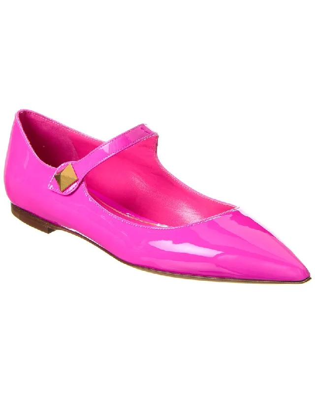 Valentino Tiptoe Patent Flat