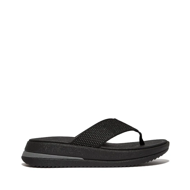 Women's Shoes Fitflop SURFF Toe-Post Sandals HJ9-001 BLACK