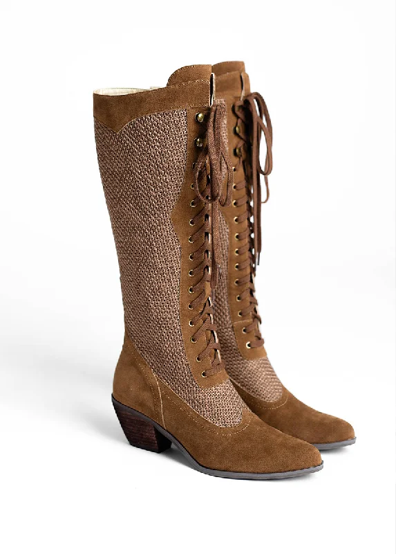 Kiko Tall Boots in Nutmeg