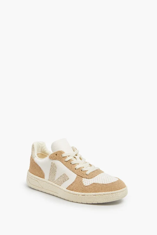 Extra White Natural Sahara V-10 Sneakers