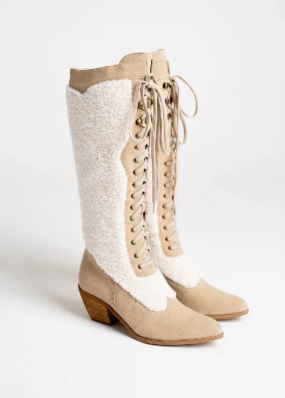 Kiko Tall Boots in Tan