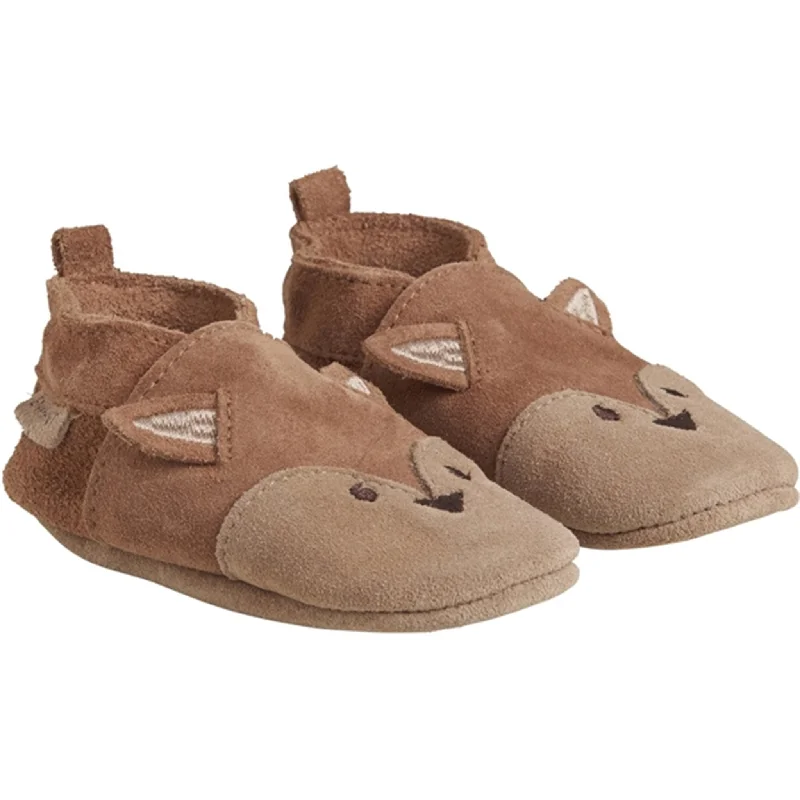 En Fant Slippers Animal Suede Lion