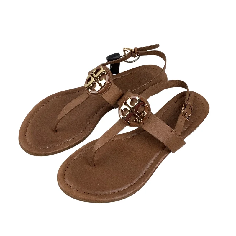 Sandals Designer By Tory Burch In Brown, Size: 7.5