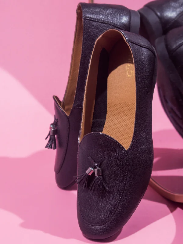 Women Black Bows Ballerinas Flats