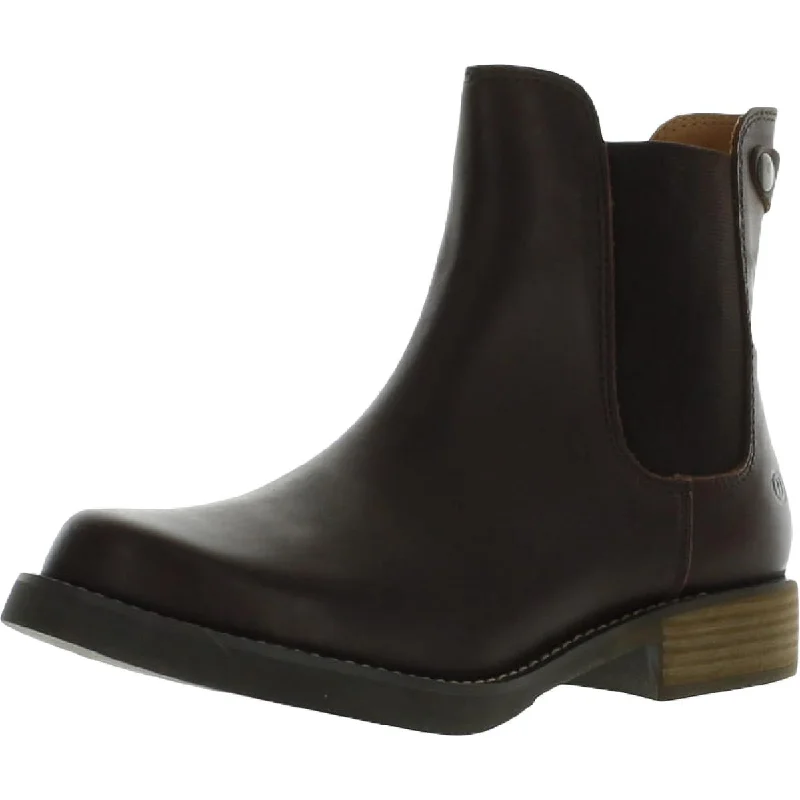 Dingo Womens Quarry Leather Pull On Chelsea Boots