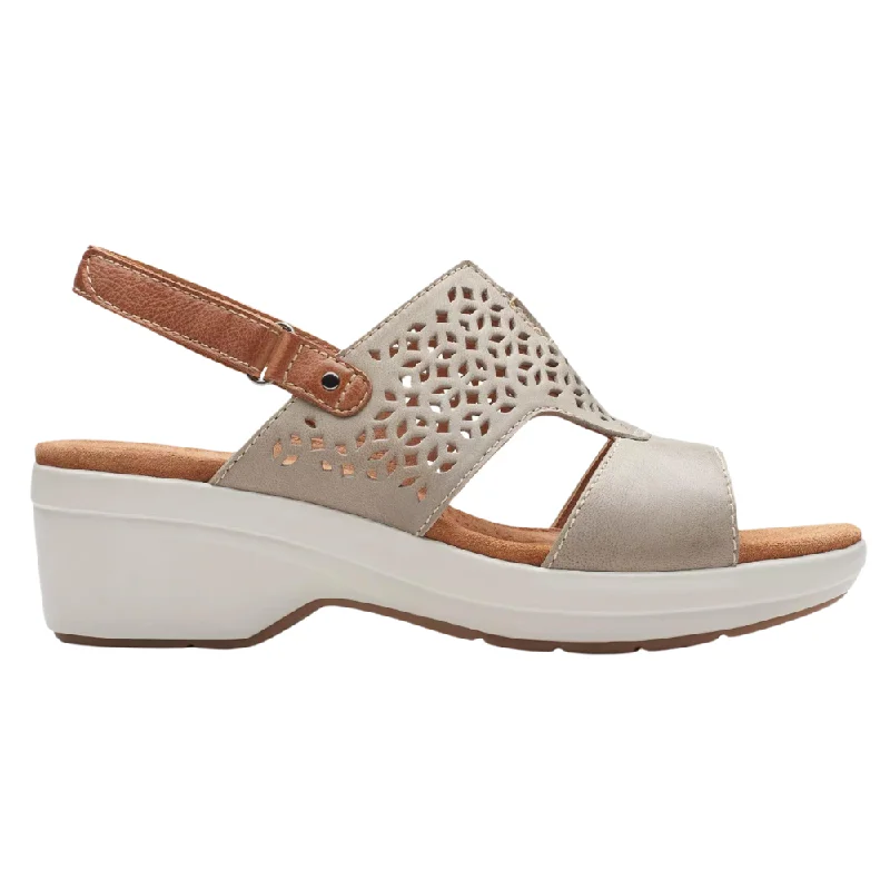 Clarks Tuleah Sun Stone Leather Sandal (Women's)