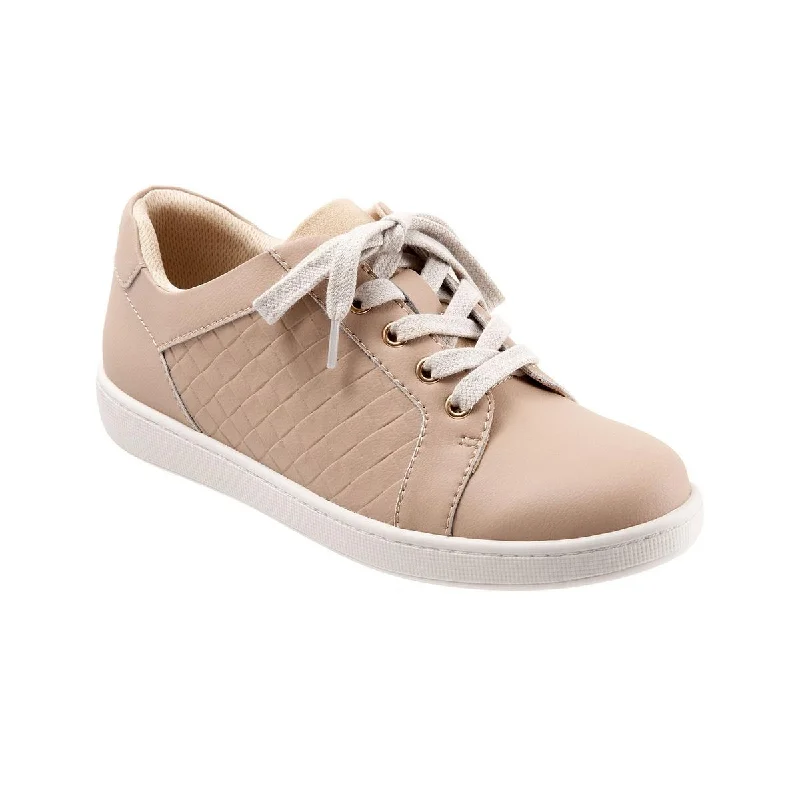 Trotters Womens Adore Leather Low Top Sneakers