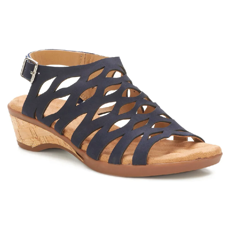 Ros Hommerson Katia Navy Nubuck Sandal (Women's)