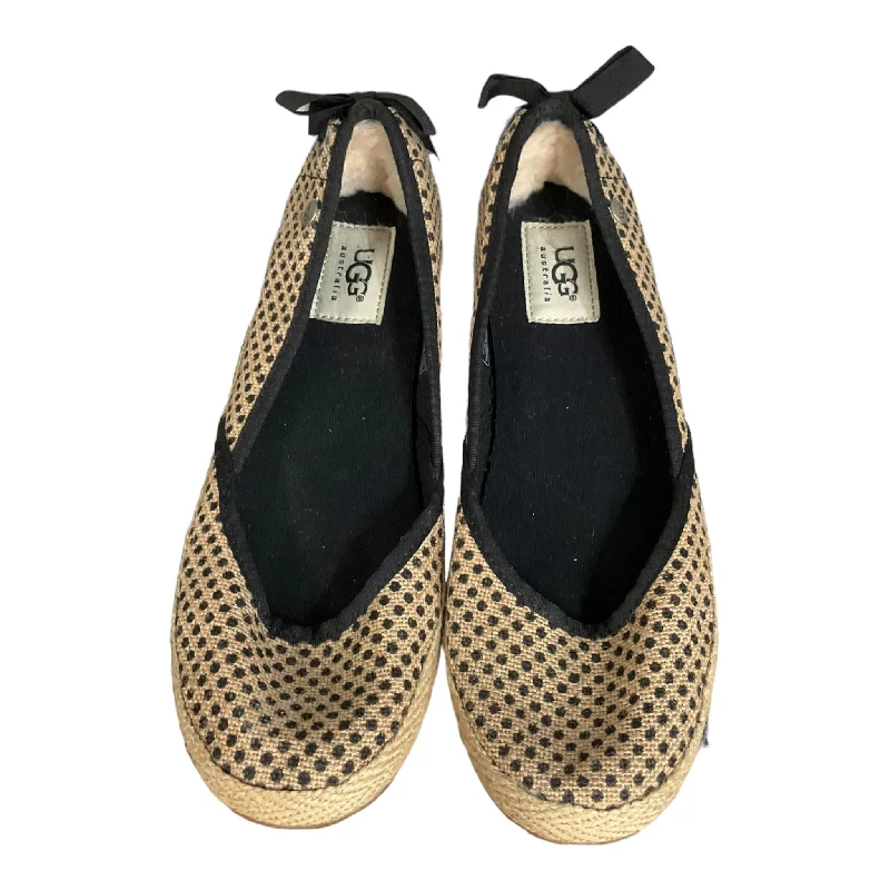 Polkadot Pattern Shoes Flats Ugg, Size 7