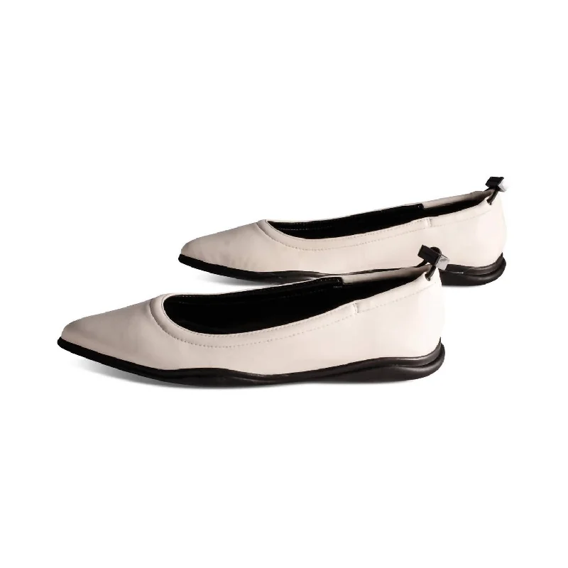 Women's Bendreta Ballet Flat In Coconut Cream