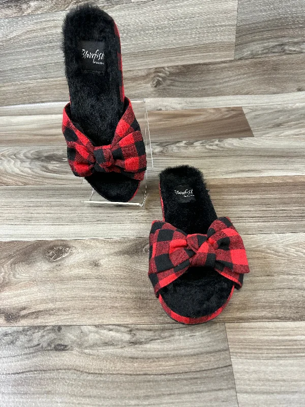 Slippers By Blowfish In Black & Red, Size: 8.5