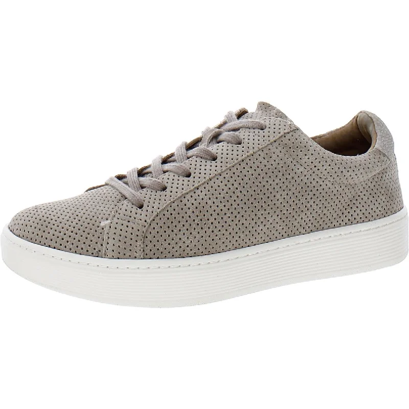 Sofft Womens Somers Tie Suede Shimmer Casual and Fashion Sneakers