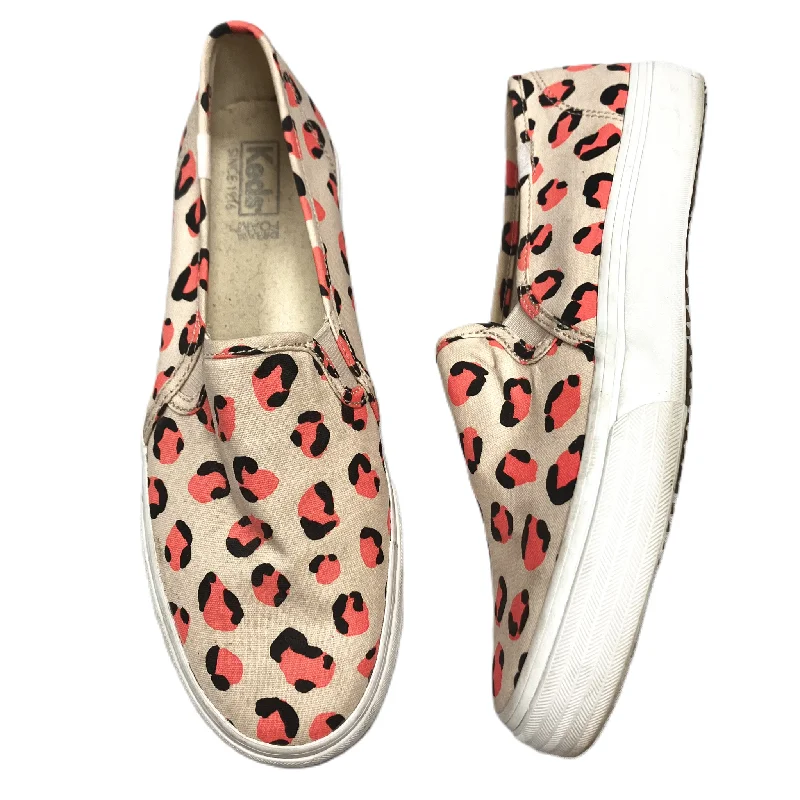 Leopard Print Shoes Flats By Keds, Size: 8