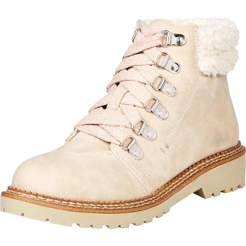 Dirty Laundry Womens Casbah Nubuck Combat Lace-Up Boot