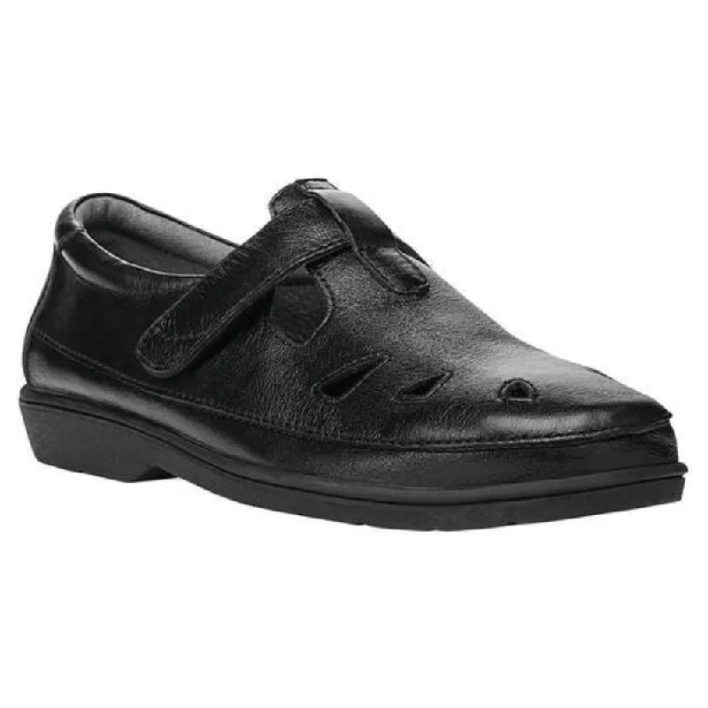 Propet Ladybug Black Leather Shoe (Women's)