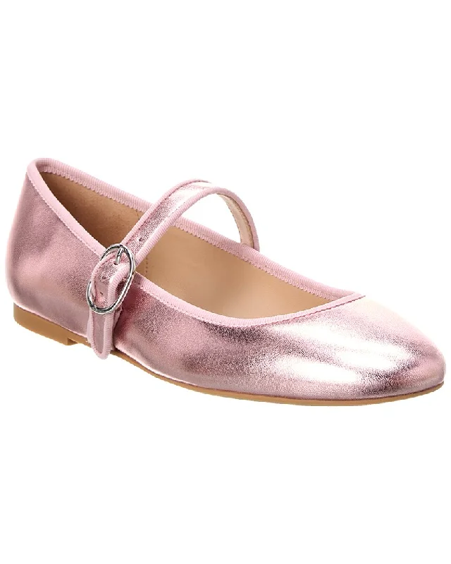 Stuart Weitzman Alice Leather Ballet Flat