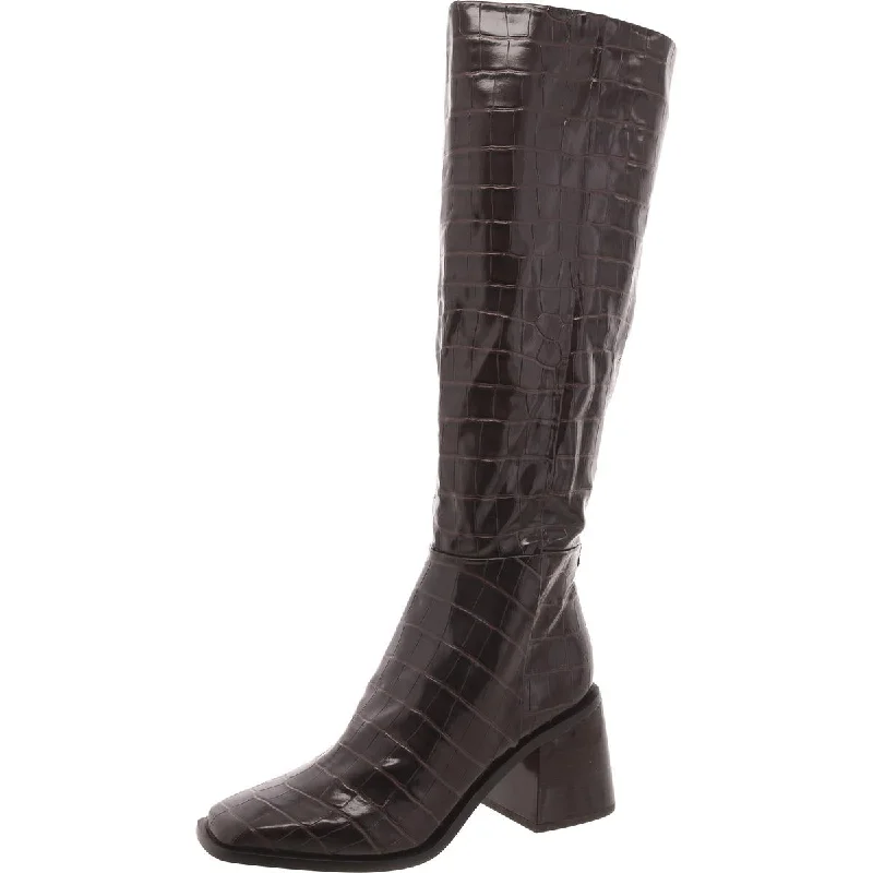 Sam Edelman Womens Wade 2 Leather Solid Knee-High Boots