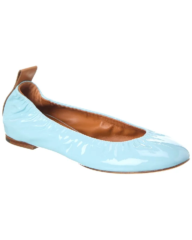 LANVIN Patent Flat