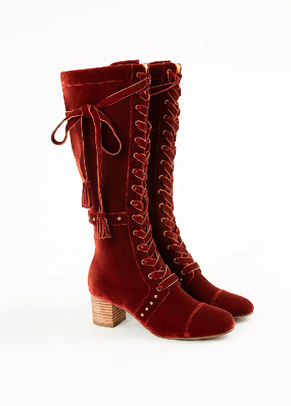 Marita Tall Boot in Brick