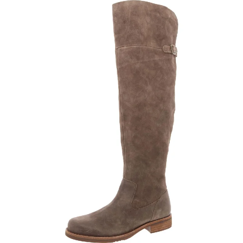 Kork-Ease Womens Suede Round Toe Knee-High Boots