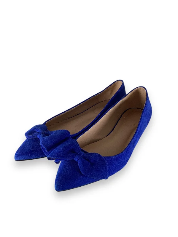 Shoes Flats By Comfort Casual In Blue, Size: 9