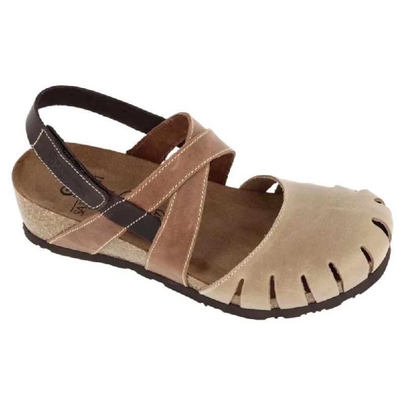 Sabatini Calzature Elsa Beige/T.Moro Sandal (Women's)