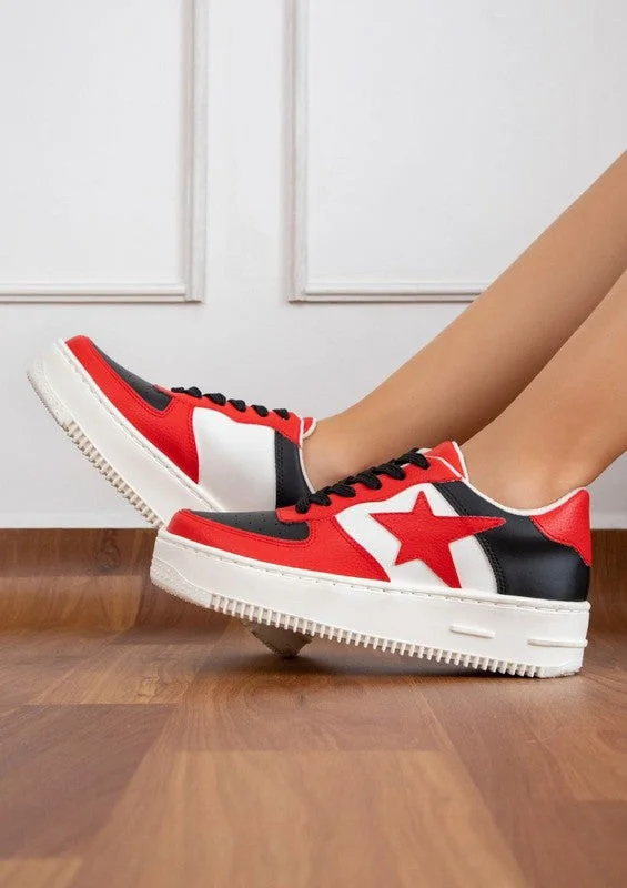 Red Star Platform Sneaker