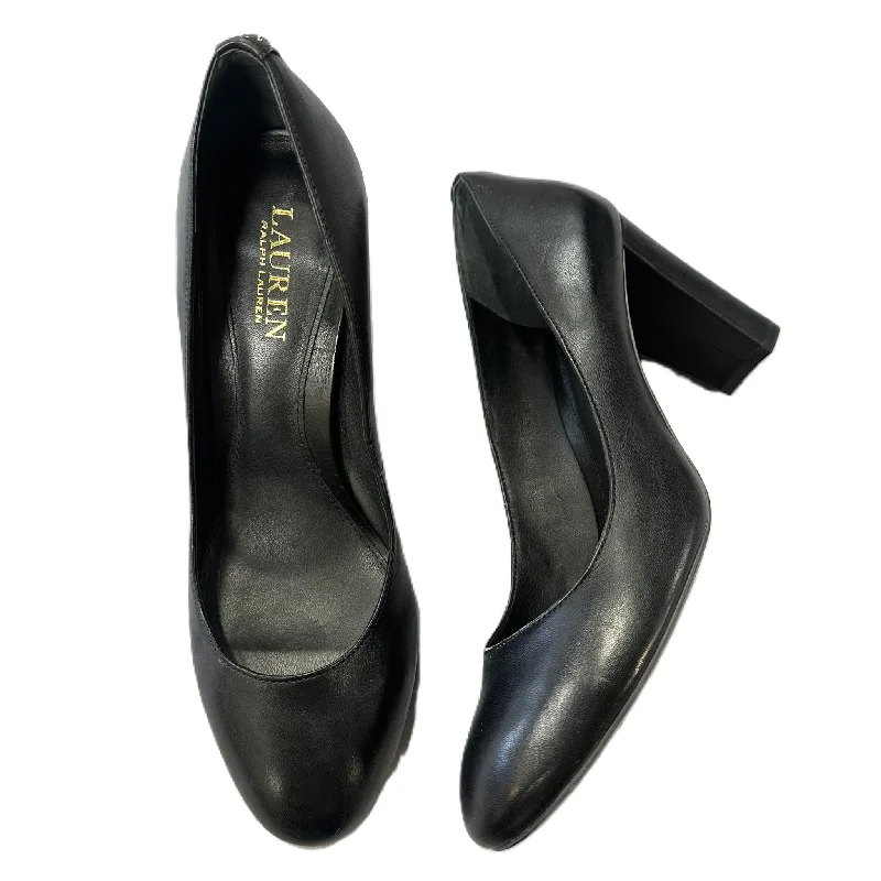 Shoes Heels Block By Lauren By Ralph Lauren In Black, Size: 9.5