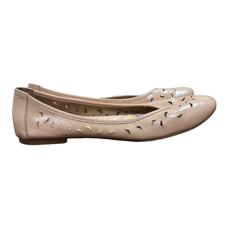 Peach Shoes Flats By Born, Size: 11