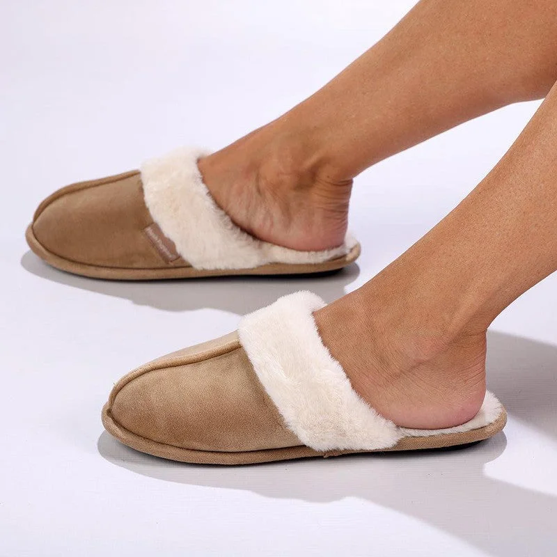 Hush Puppy Lunara Slippers - Tan