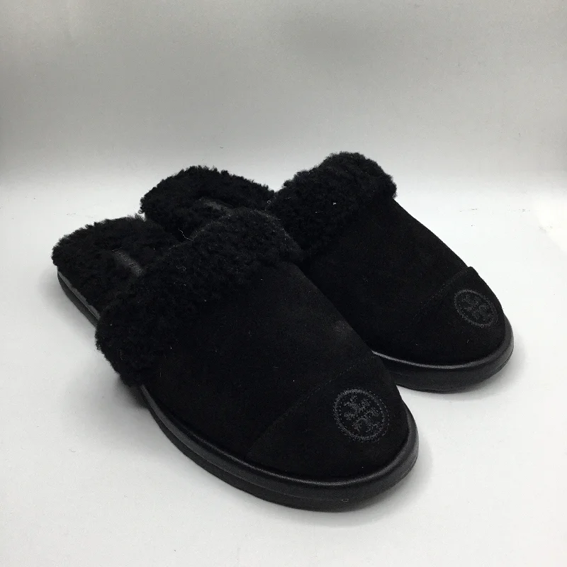 Slippers By Tory Burch In Black, size 8.5