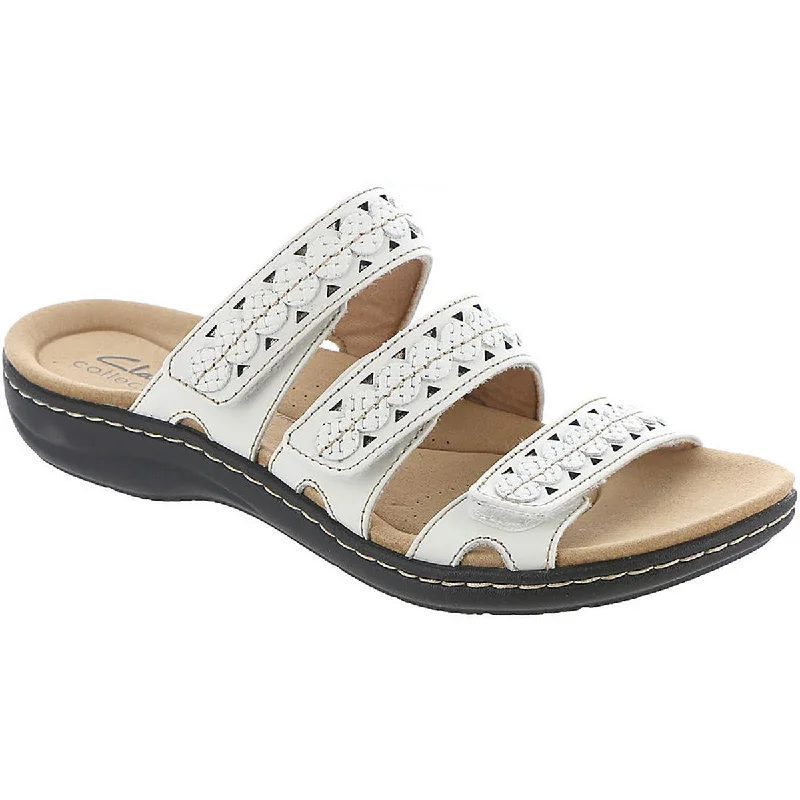 Clarks Womens Laurieann Cove Slip On Strappy Slide Sandals