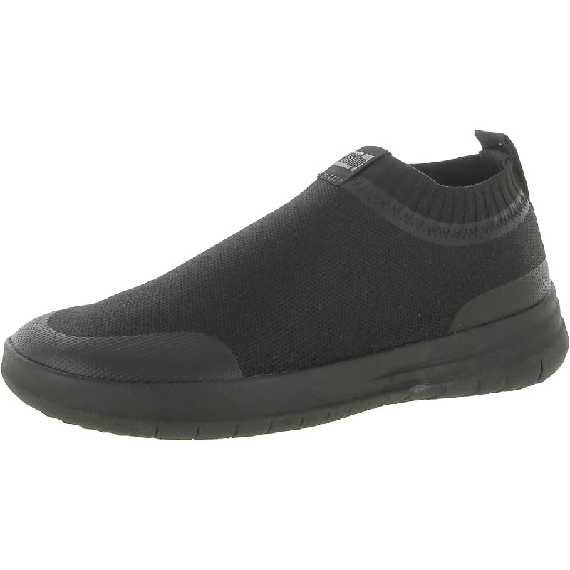 Fitflop Womens Uberknit Knit Slip On High-Top Sneakers