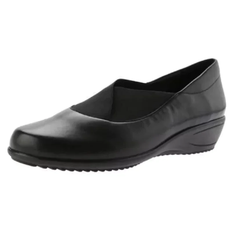 Ara Lael Black Leather Platform Pump (Women's)