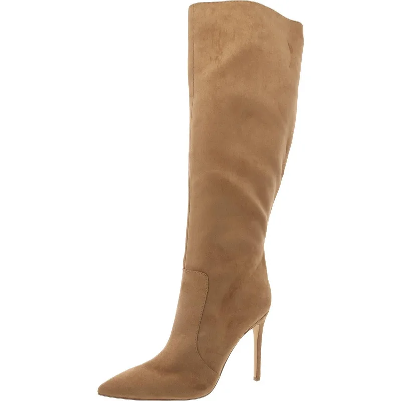 Marc Fisher LTD Womens Rumina 3 Faux Suede Heels Knee-High Boots