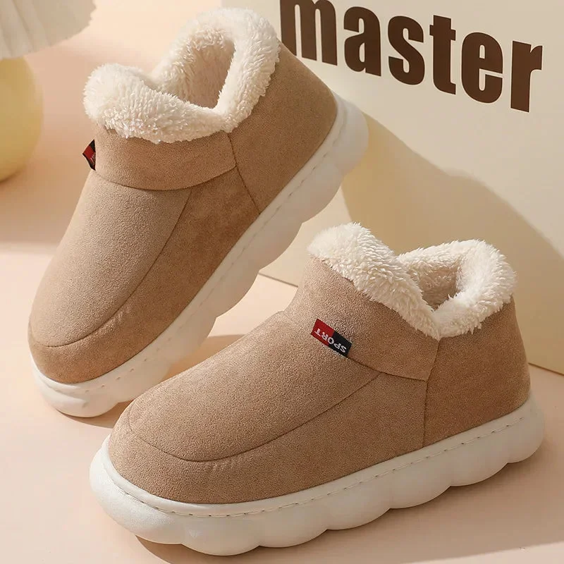 Winter Women Plush Padded Slippers