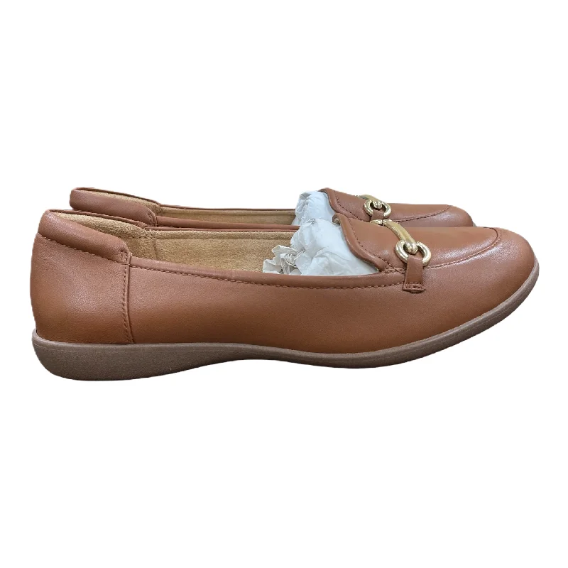 Brown Shoes Flats By Naturalizer, Size: 11