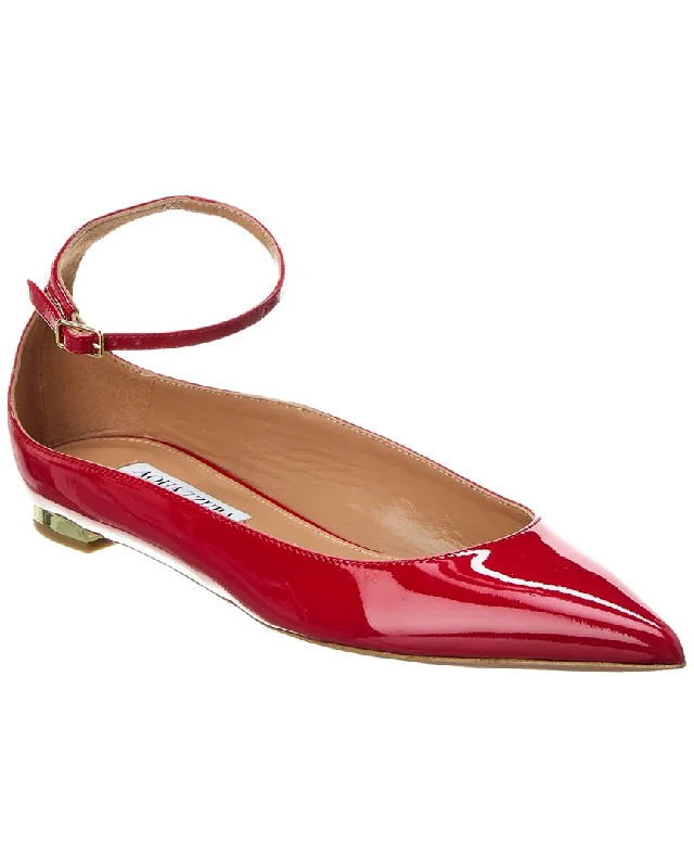 Aquazzura Love Affair Patent Flat