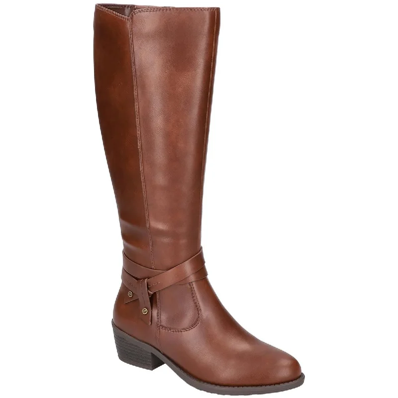 Easy Street Womens Anissa  Leather Dressy Knee-High Boots